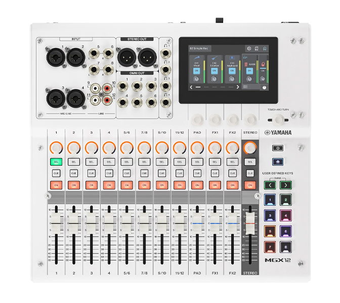 Yamaha MGX12 WH - prenosný digitálny mixpult